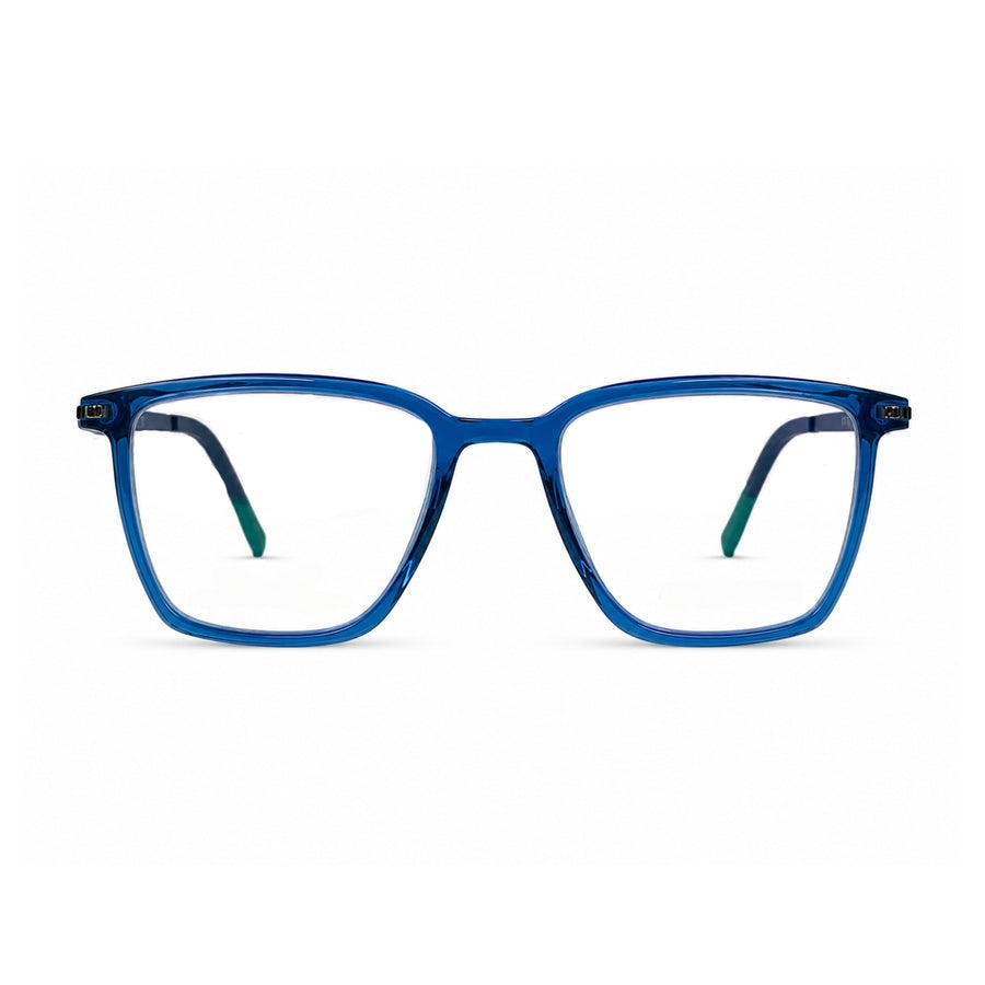Wednesday 1002 Blue optical frame – front view