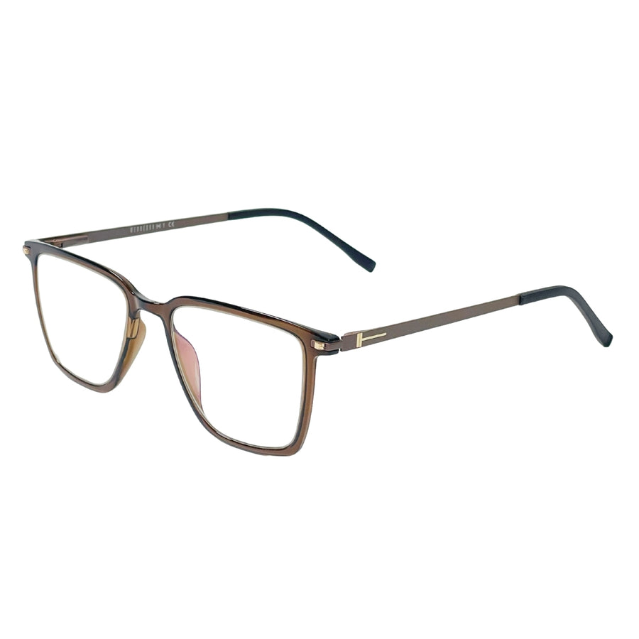 Wednesday 1002 Brown optical frame – left angle view