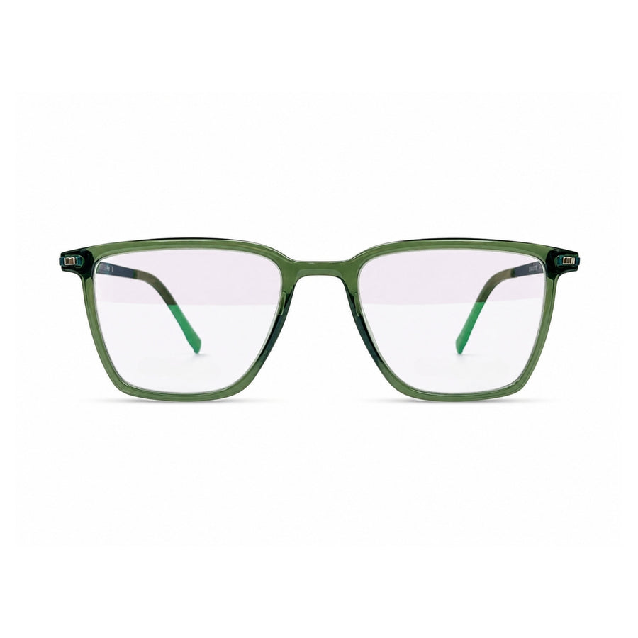 Wednesday 1002 Green optical frame – front view