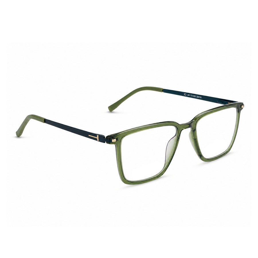 Wednesday 1002 Green optical frame – right angle view