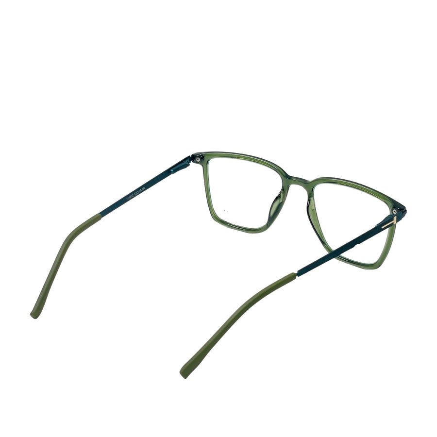 Wednesday 1002 Green optical frame – side view