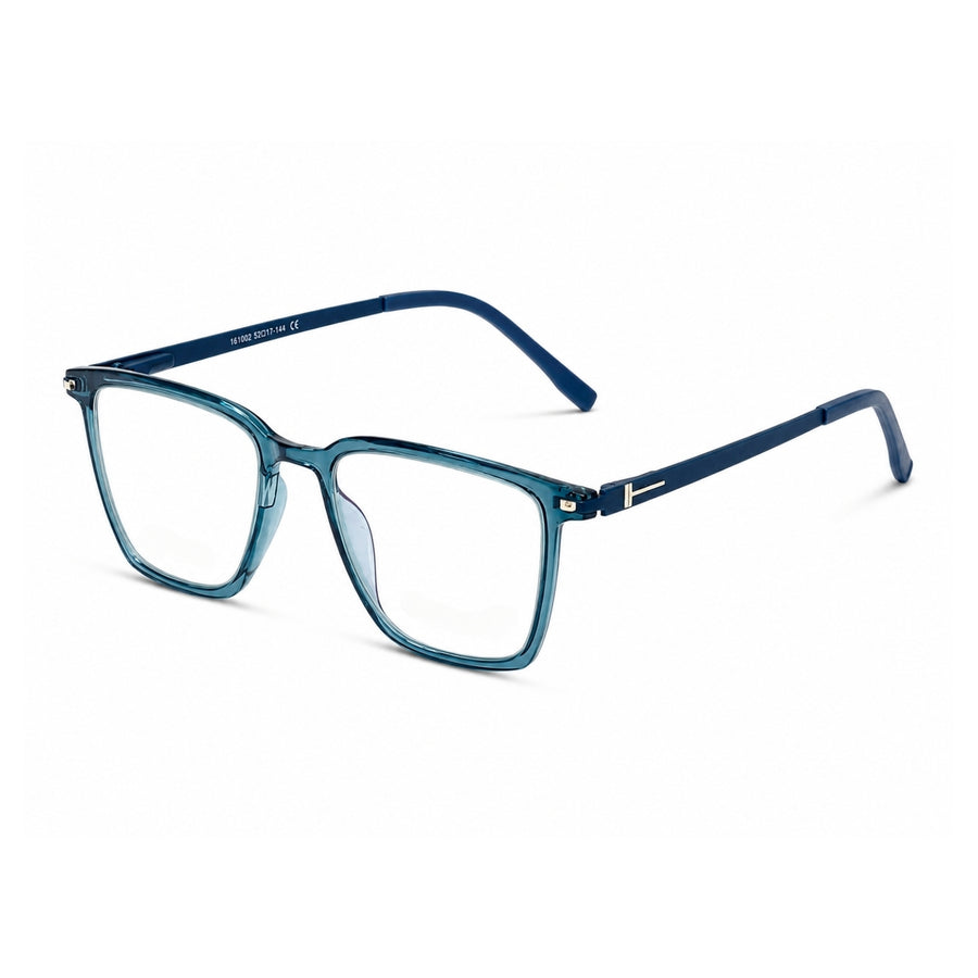Wednesday 1002 Light Blue optical frame – left angle view