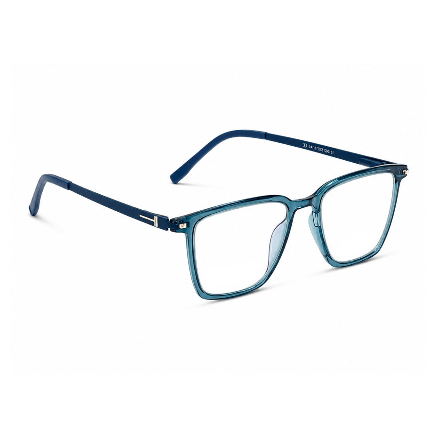 Wednesday 1002 Light Blue optical frame – right angle view