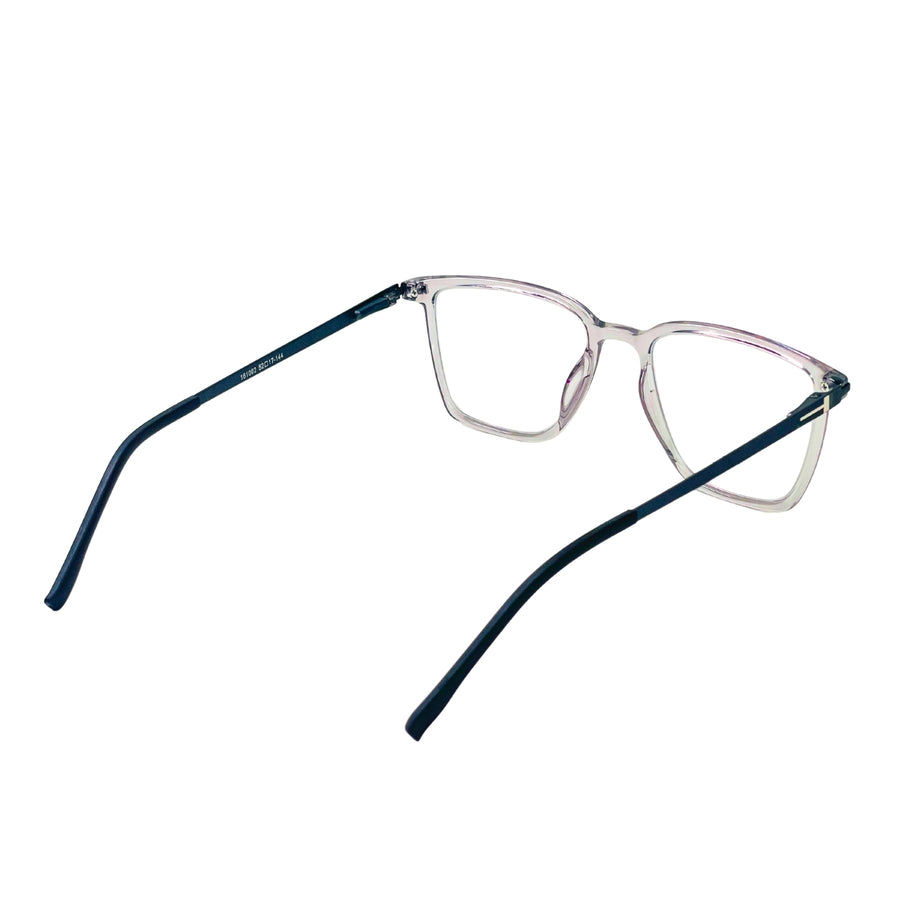 Wednesday 1002 Smoke Grey optical frame – side view