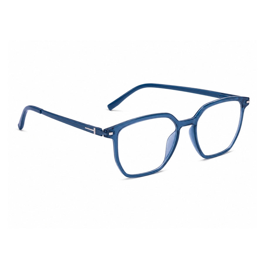 Wednesday 1003 Blue optical frame – right angle view