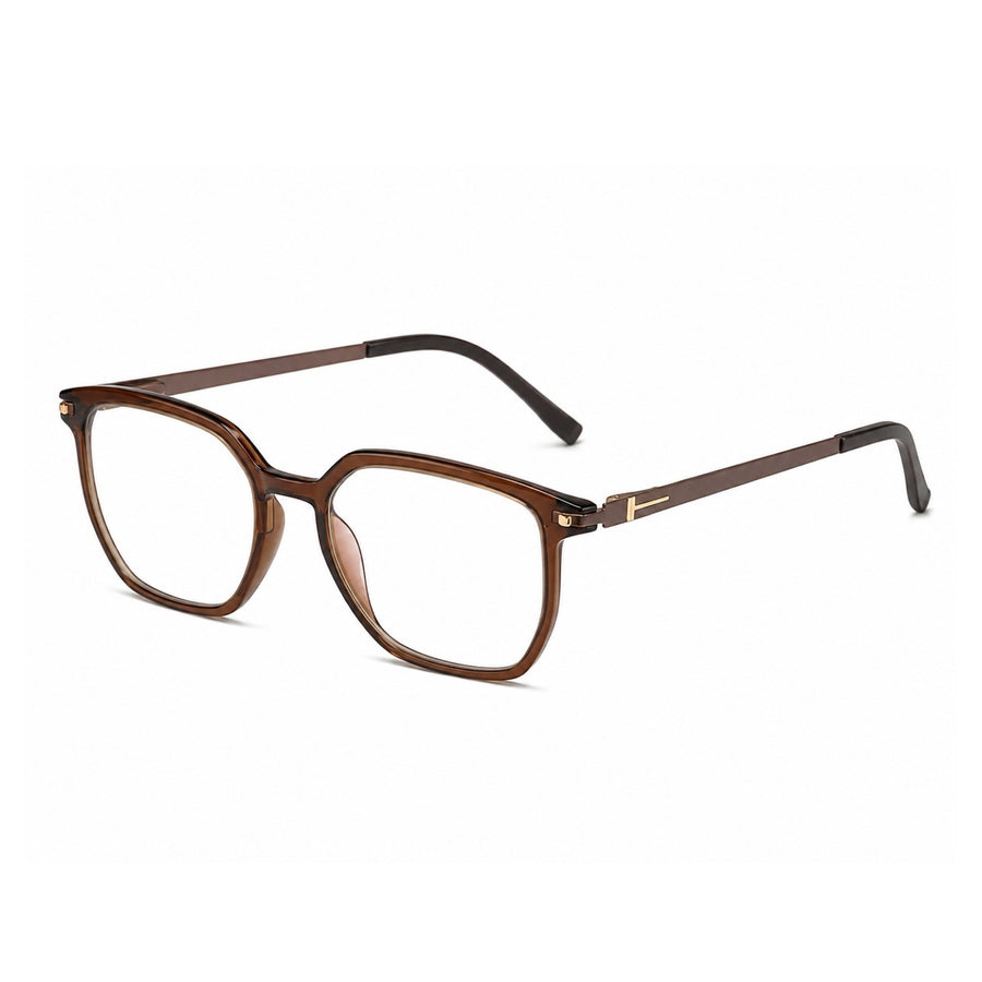 Wednesday 1003 Brown optical frame – left angle view