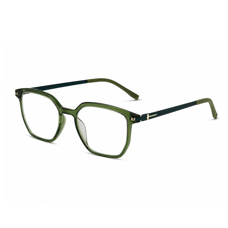 Wednesday 1003 Green optical frame – left angle view