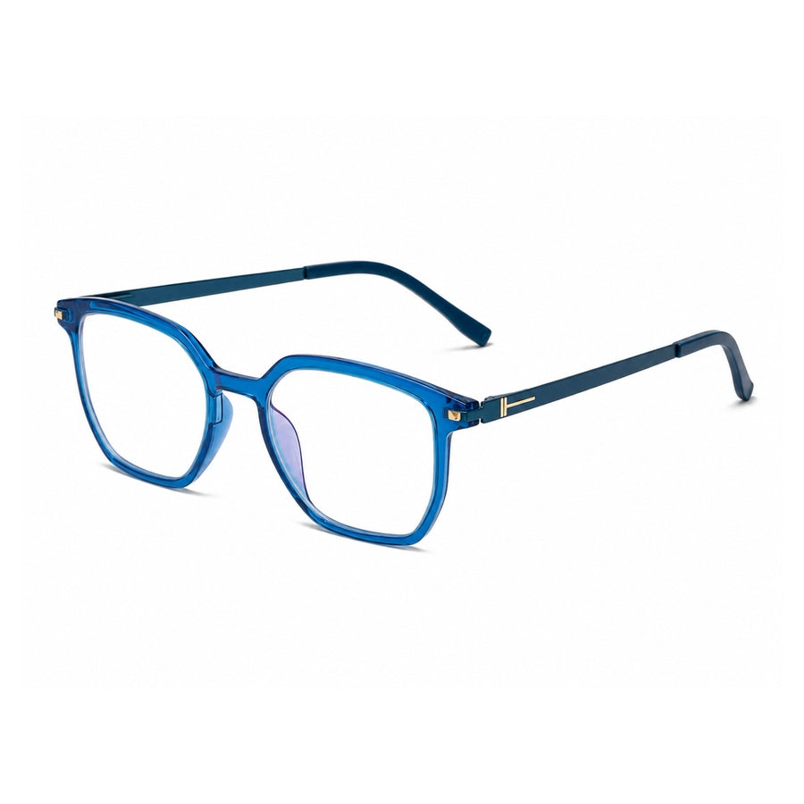 Wednesday 1003 Light Blue optical frame – left angle view