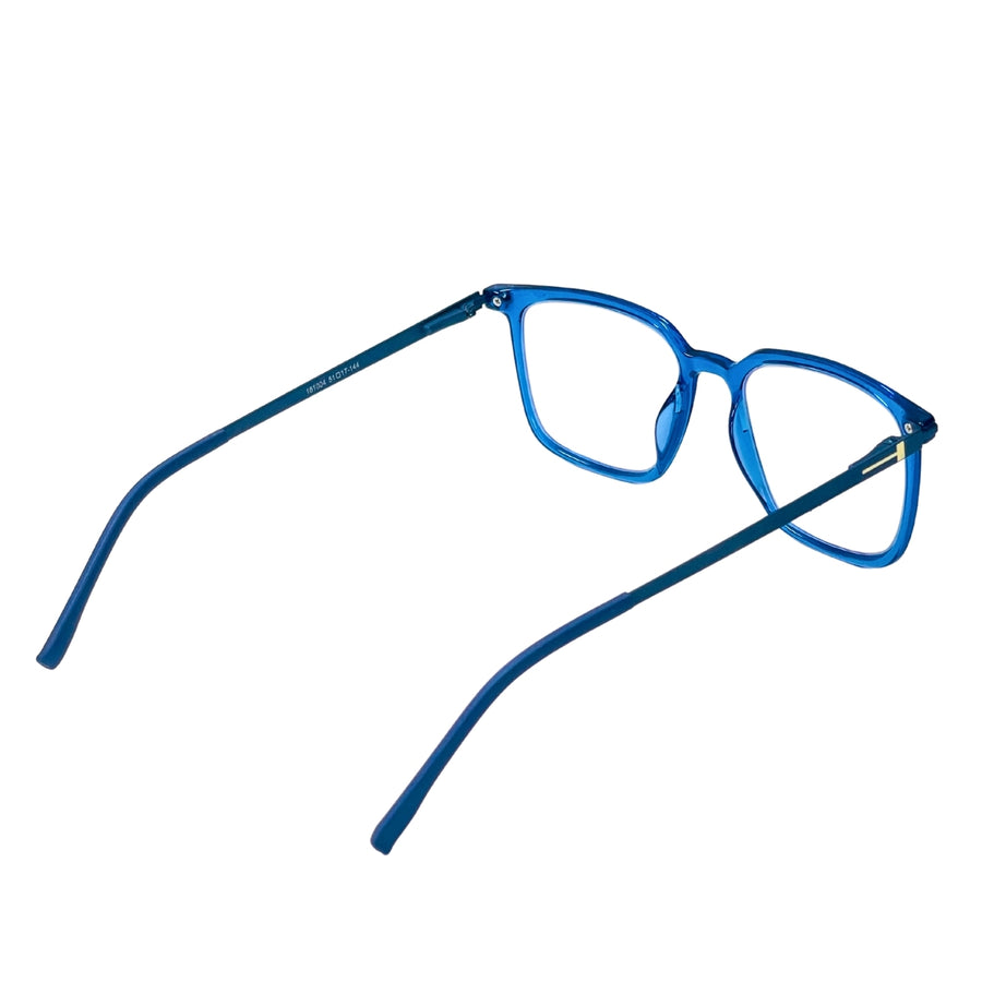 Wednesday 1004 Blue optical frame – side view