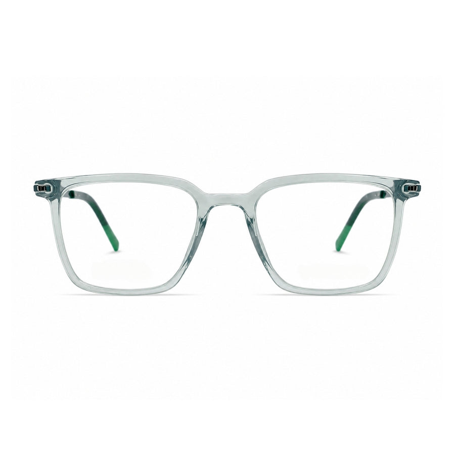 Wednesday 1004 Green optical frame – front view