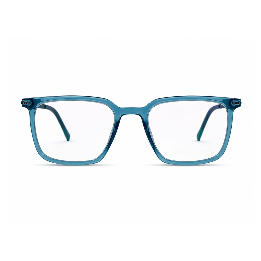Wednesday 1004 Light Blue optical frame – front view
