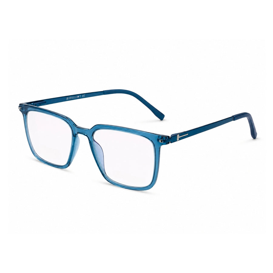 Wednesday 1004 Light Blue optical frame – left angle view