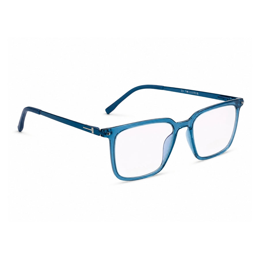 Wednesday 1004 Light Blue optical frame – right angle view