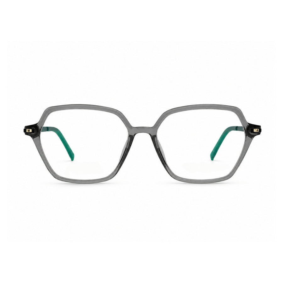 Wednesday 1005 Grey optical frame – front view