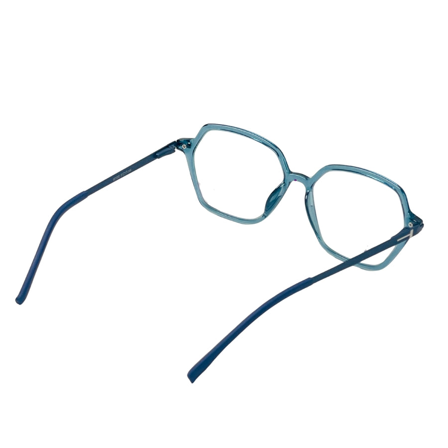 Wednesday 1005 Light Blue optical frame – side view