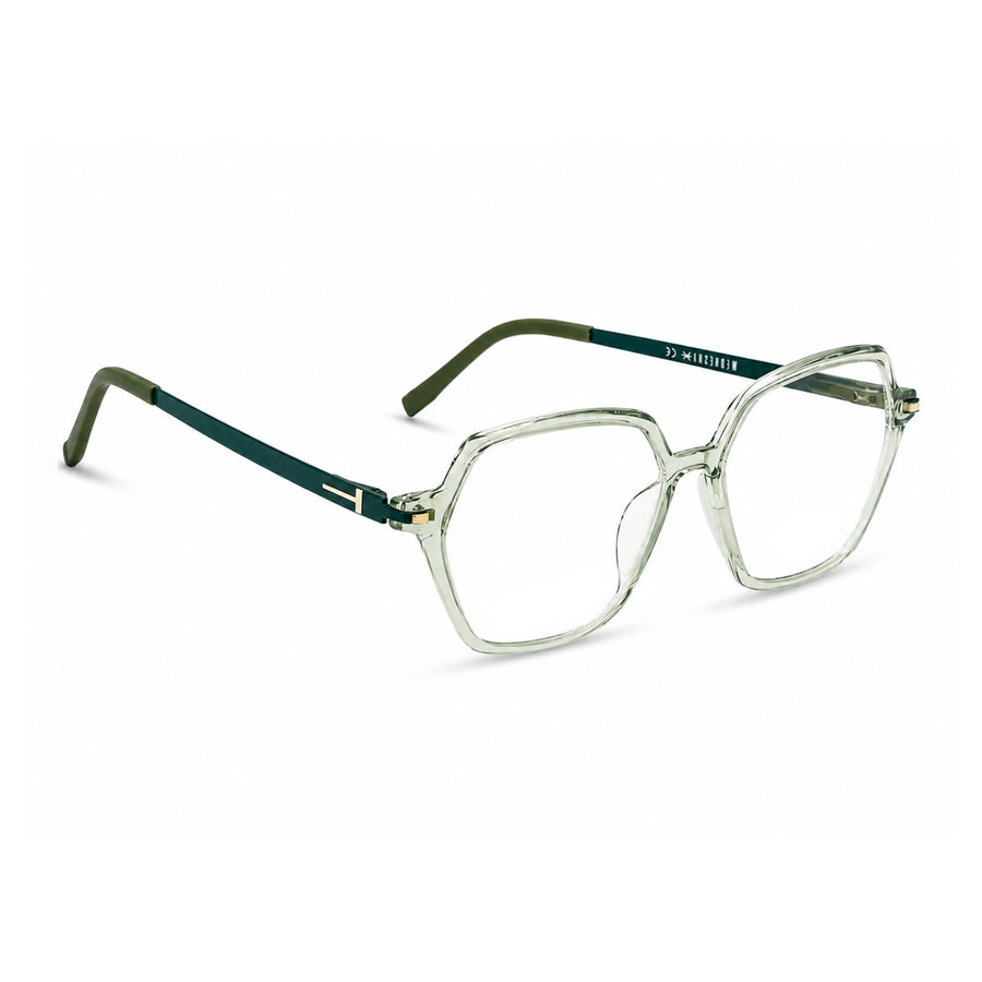 Wednesday 1005 Light Green optical frame – right angle view