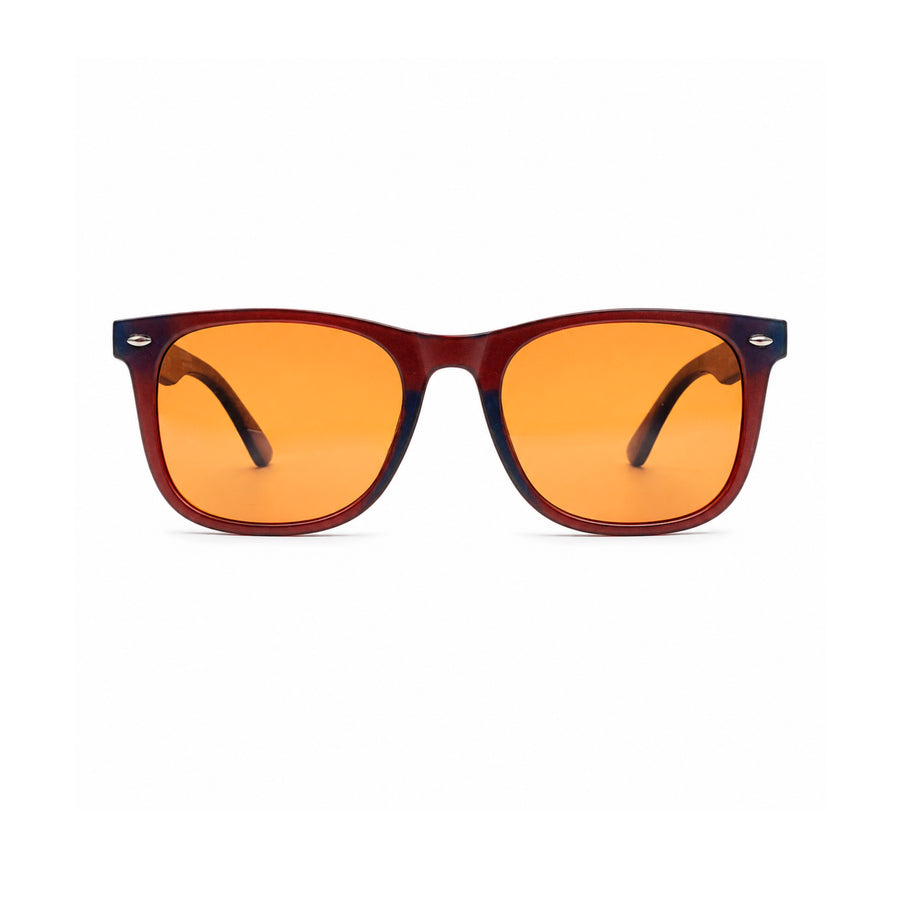 VERLIN 4319 D BROWN Polarized Prescription-Friendly Sunglasses — supplied original front-angle product photo