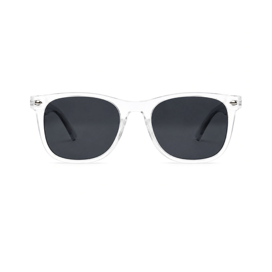 VERLIN 4319 D WHITE Polarized Prescription-Friendly Sunglasses — supplied original front-angle product photo