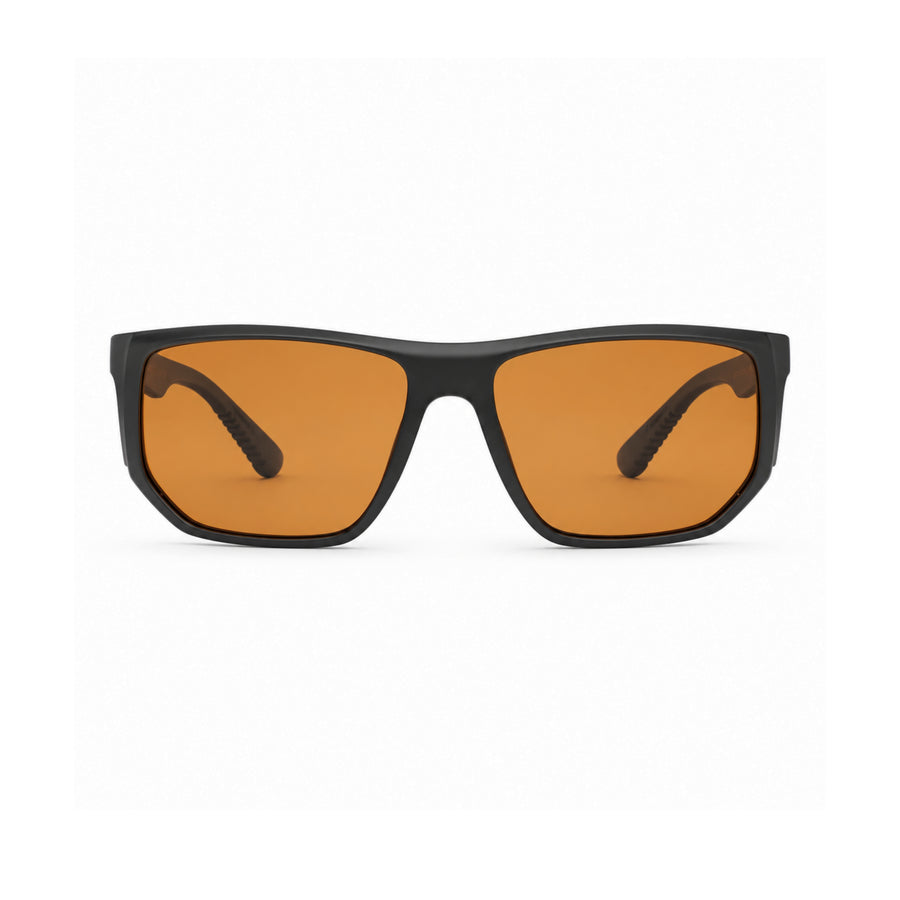 VERLIN 8371 BROWN Polarized Prescription-Friendly Sunglasses — supplied original front-angle product photo
