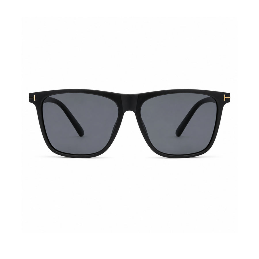 VERLIN 0776 MBLK Polarized Prescription-Friendly Sunglasses — supplied original front-angle product photo