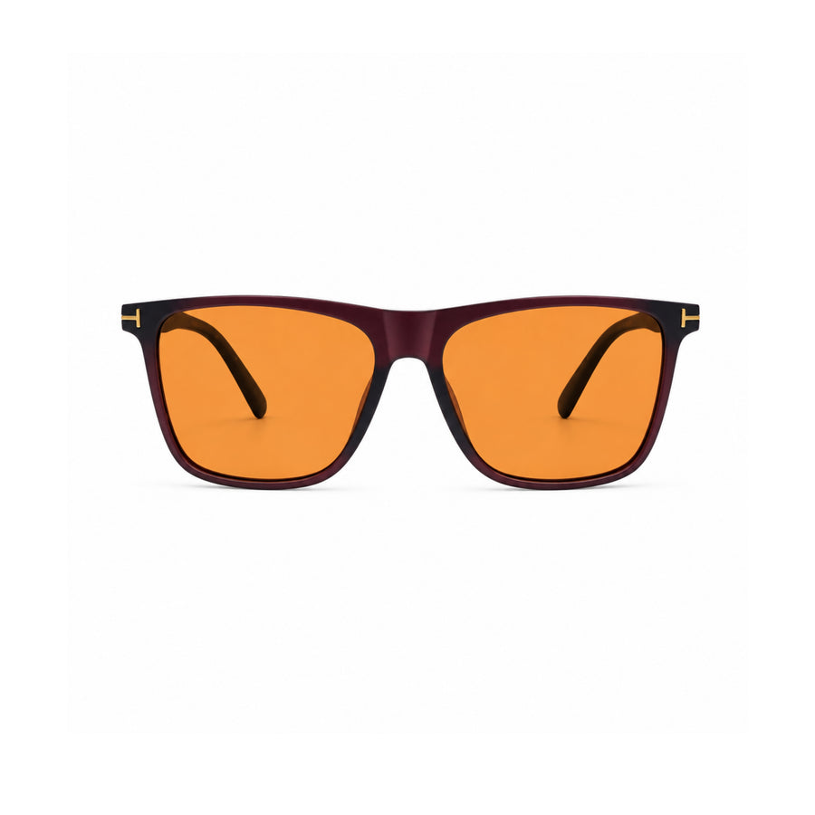 VERLIN 0776 BROWN Polarized Prescription-Friendly Sunglasses — supplied original front-angle product photo