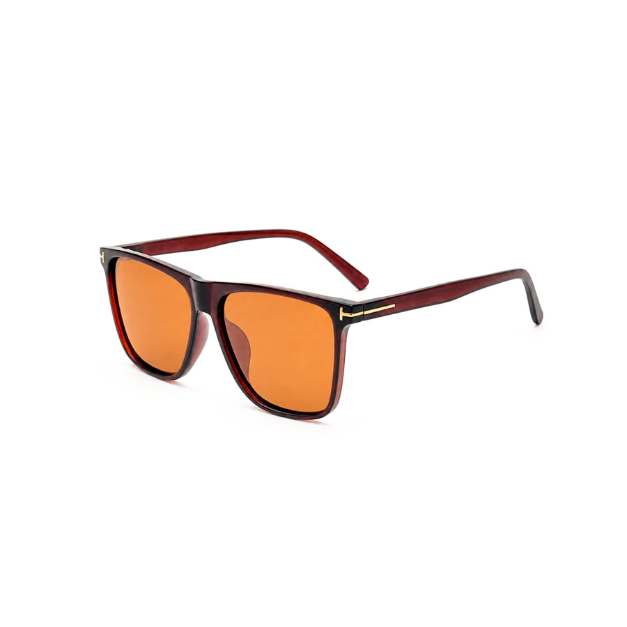 VERLIN 0776 BROWN Polarized Prescription-Friendly Sunglasses — supplied source view 2