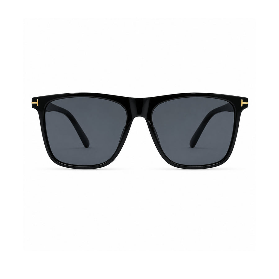 VERLIN 0776 BLK Polarized Prescription-Friendly Sunglasses — supplied original front-angle product photo
