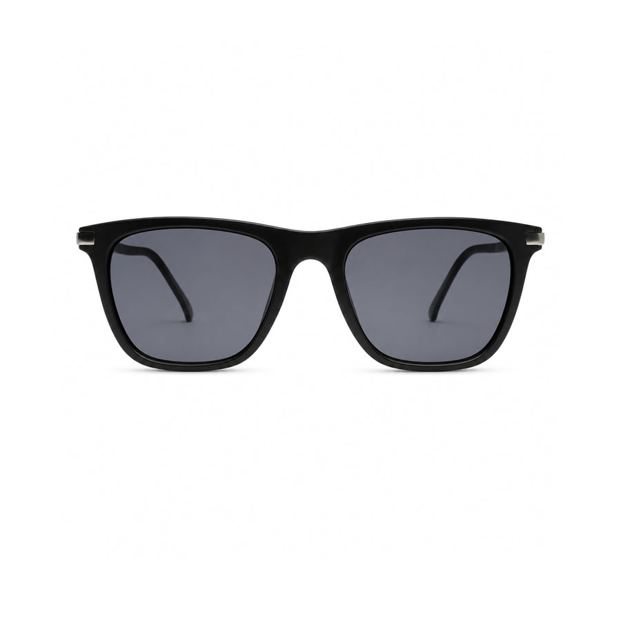 VERLIN 5657 MBLK Polarized Prescription-Friendly Sunglasses — supplied original front-angle product photo