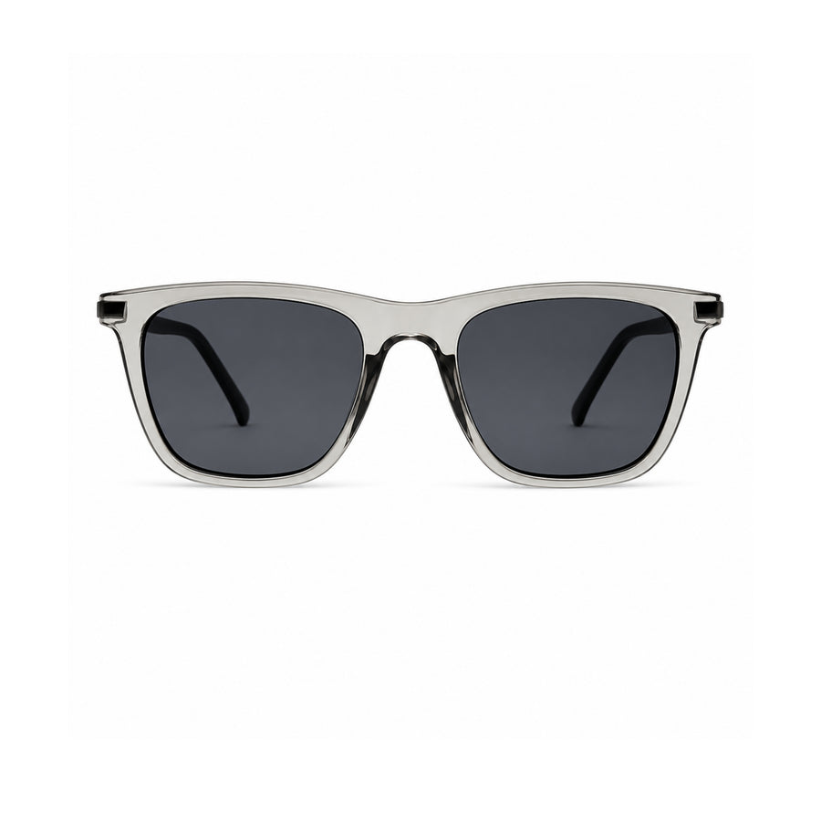 VERLIN 5657 GREY Polarized Prescription-Friendly Sunglasses — supplied original front-angle product photo