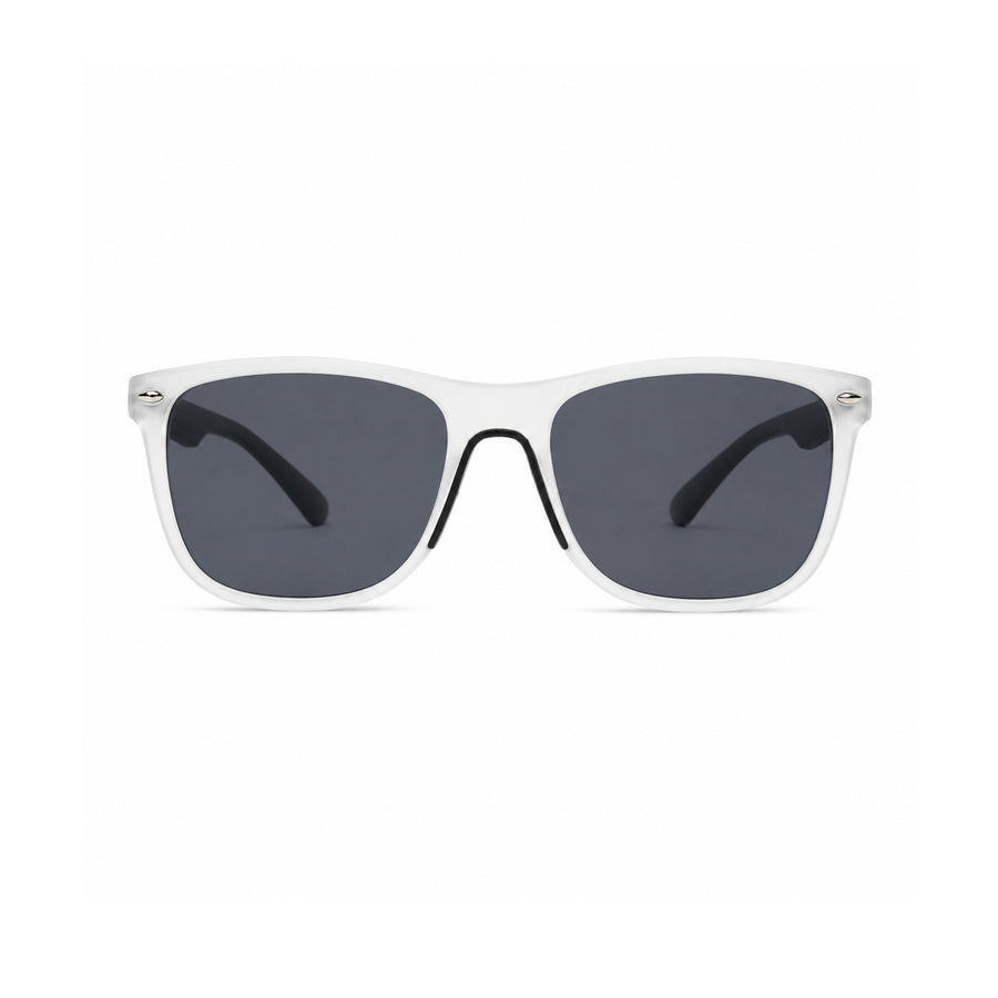 VERLIN 8372 WHITE Polarized Prescription-Friendly Sunglasses — supplied original front-angle product photo