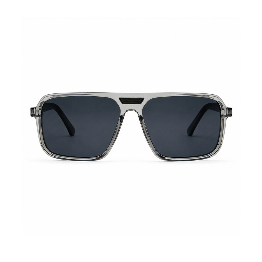 VERLIN 6227 GREY Polarized Prescription-Friendly Sunglasses — supplied original front-angle product photo