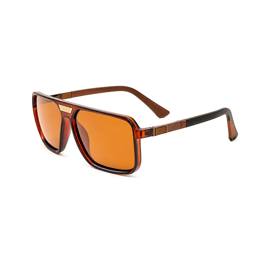 VERLIN 6227 BROWN Polarized Prescription-Friendly Sunglasses — supplied source view 2