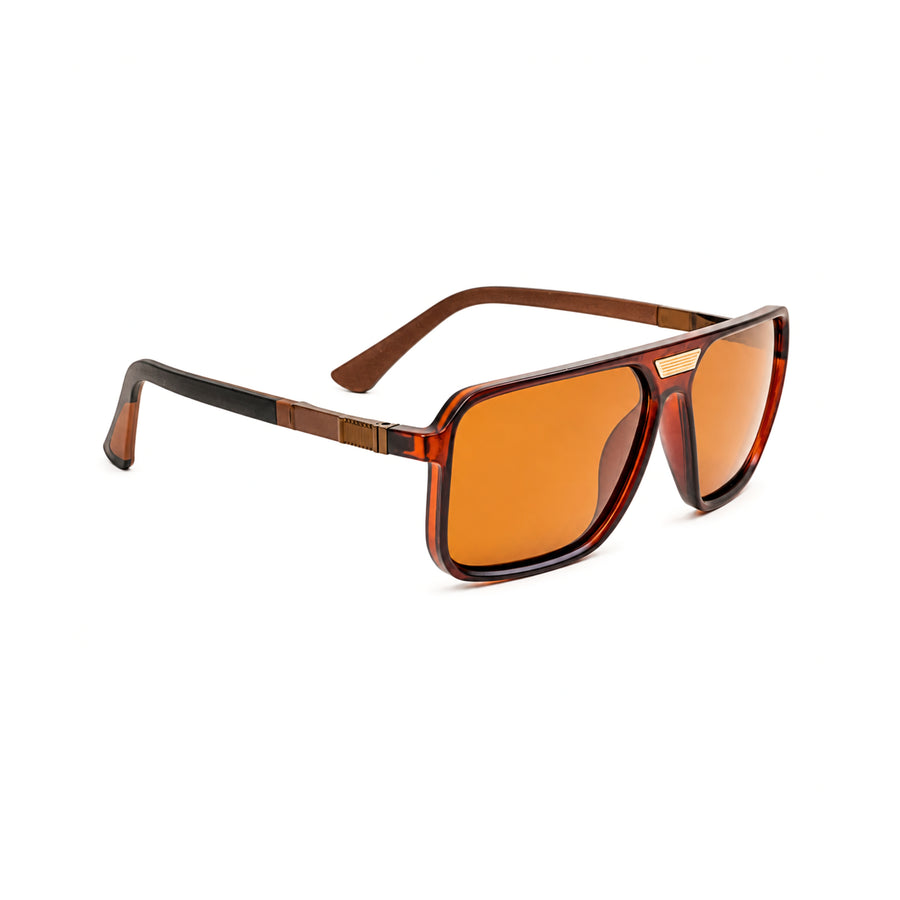VERLIN 6227 BROWN Polarized Prescription-Friendly Sunglasses — supplied source view 3