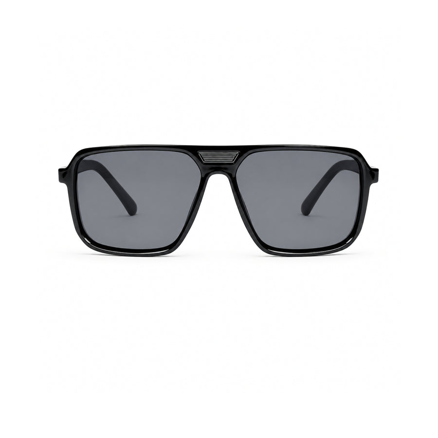 VERLIN 6227 BLK Polarized Prescription-Friendly Sunglasses — supplied original front-angle product photo