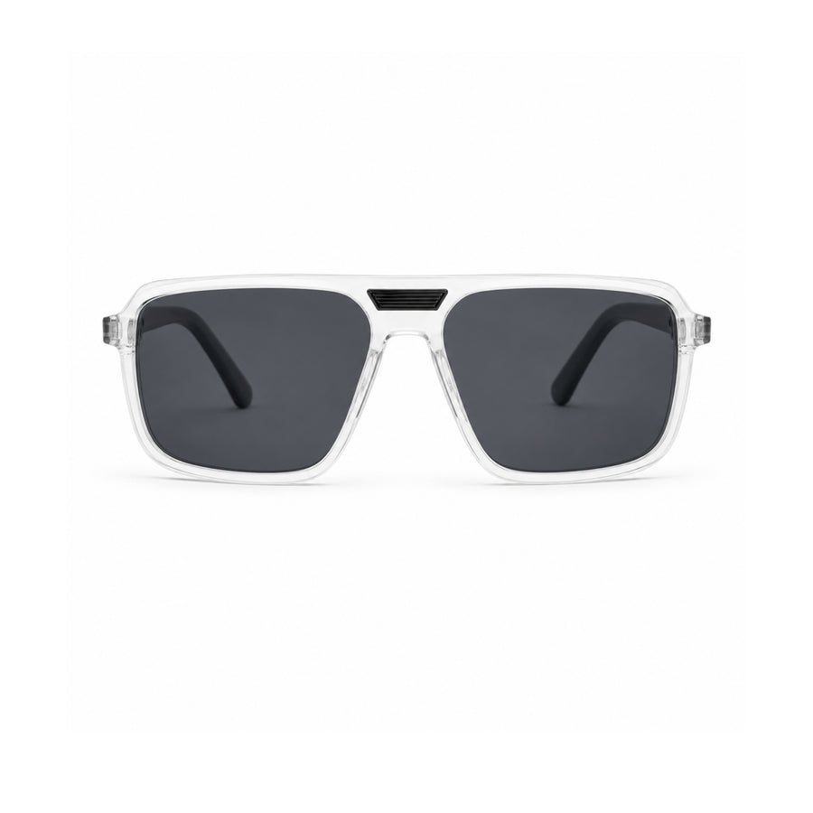 VERLIN 6227 WHITE Polarized Prescription-Friendly Sunglasses — supplied original front-angle product photo