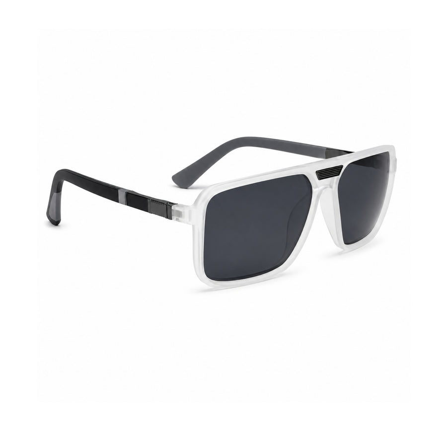 VERLIN 6227 WHITE Polarized Prescription-Friendly Sunglasses — supplied source view 3