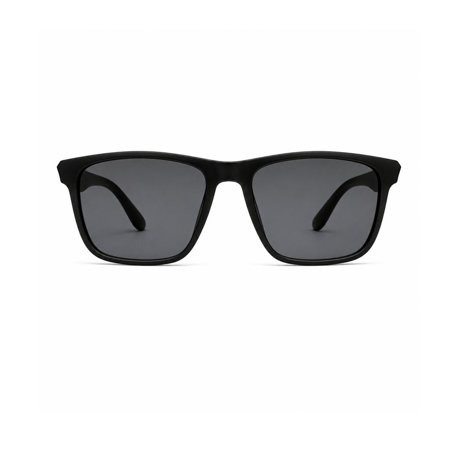 VERLIN 8393 MBLK Polarized Prescription-Friendly Sunglasses — supplied original front-angle product photo