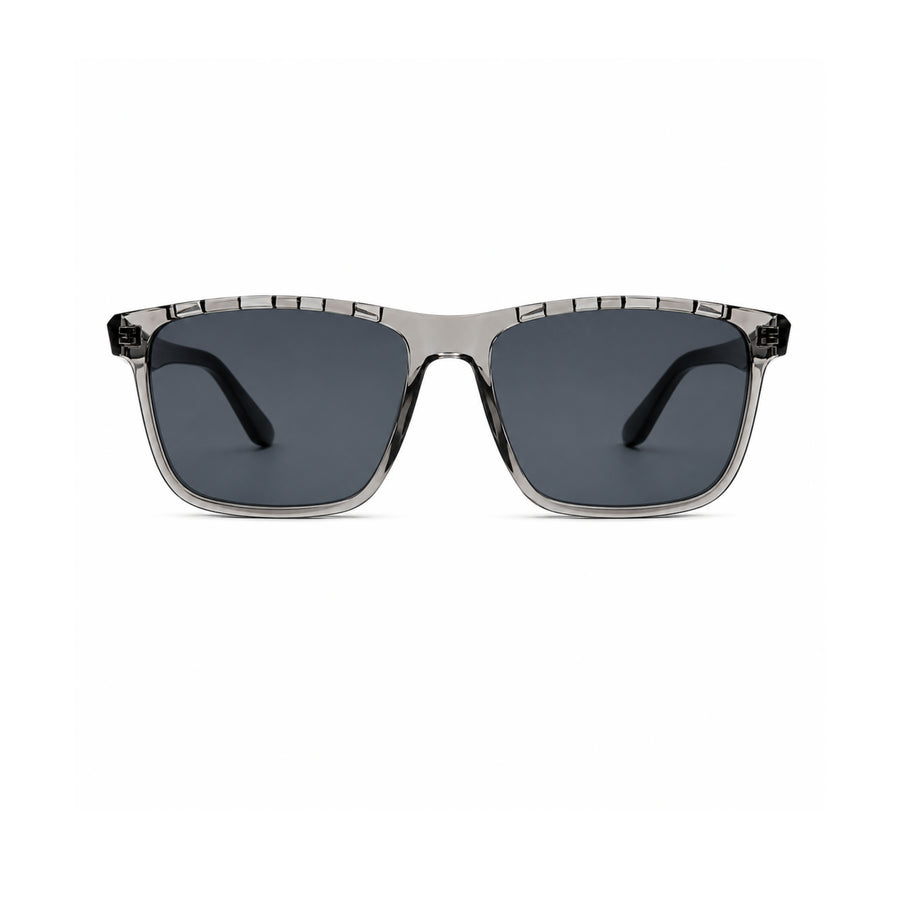 VERLIN 8393 GREY Polarized Prescription-Friendly Sunglasses — supplied original front-angle product photo