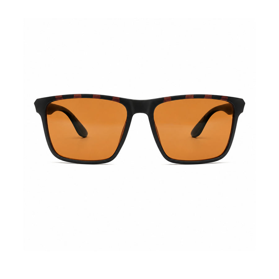 VERLIN 8393 BROWN Polarized Prescription-Friendly Sunglasses — supplied original front-angle product photo