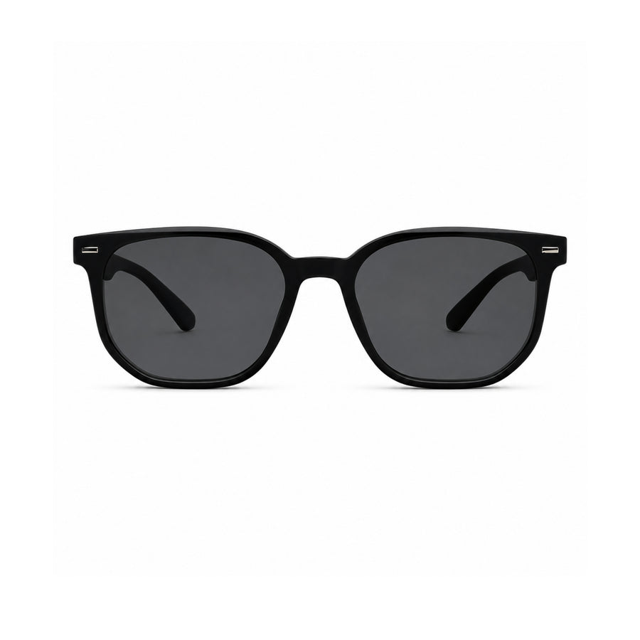 VERLIN 8368 MBLK Polarized Prescription-Friendly Sunglasses — supplied original front-angle product photo