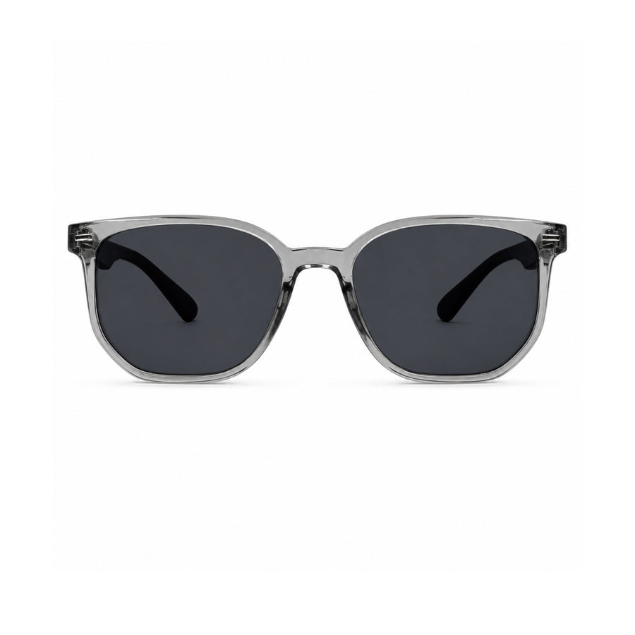 VERLIN 8368 GREY Polarized Prescription-Friendly Sunglasses — supplied original front-angle product photo