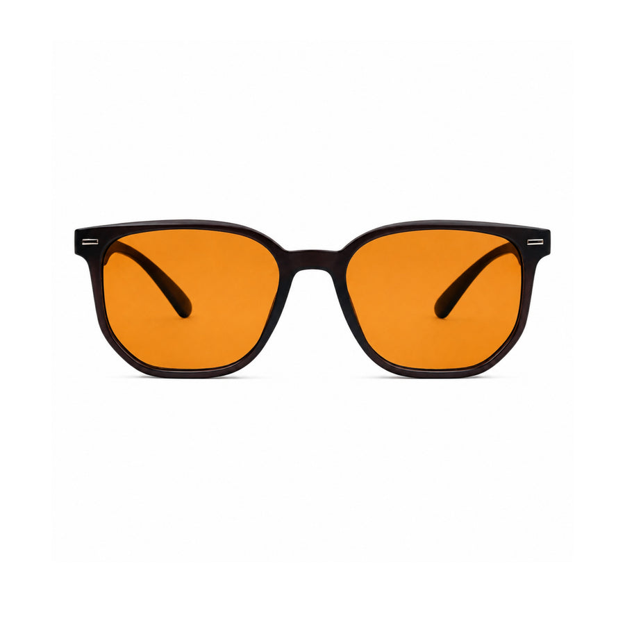 VERLIN 8368 BROWN Polarized Prescription-Friendly Sunglasses — supplied original front-angle product photo