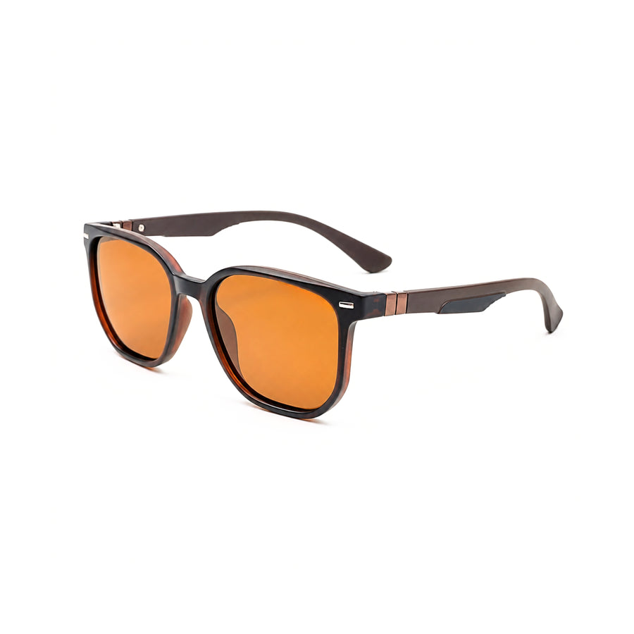 VERLIN 8368 BROWN Polarized Prescription-Friendly Sunglasses — supplied source view 2