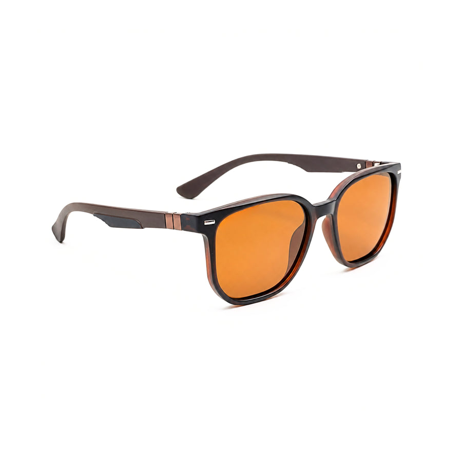 VERLIN 8368 BROWN Polarized Prescription-Friendly Sunglasses — supplied source view 3