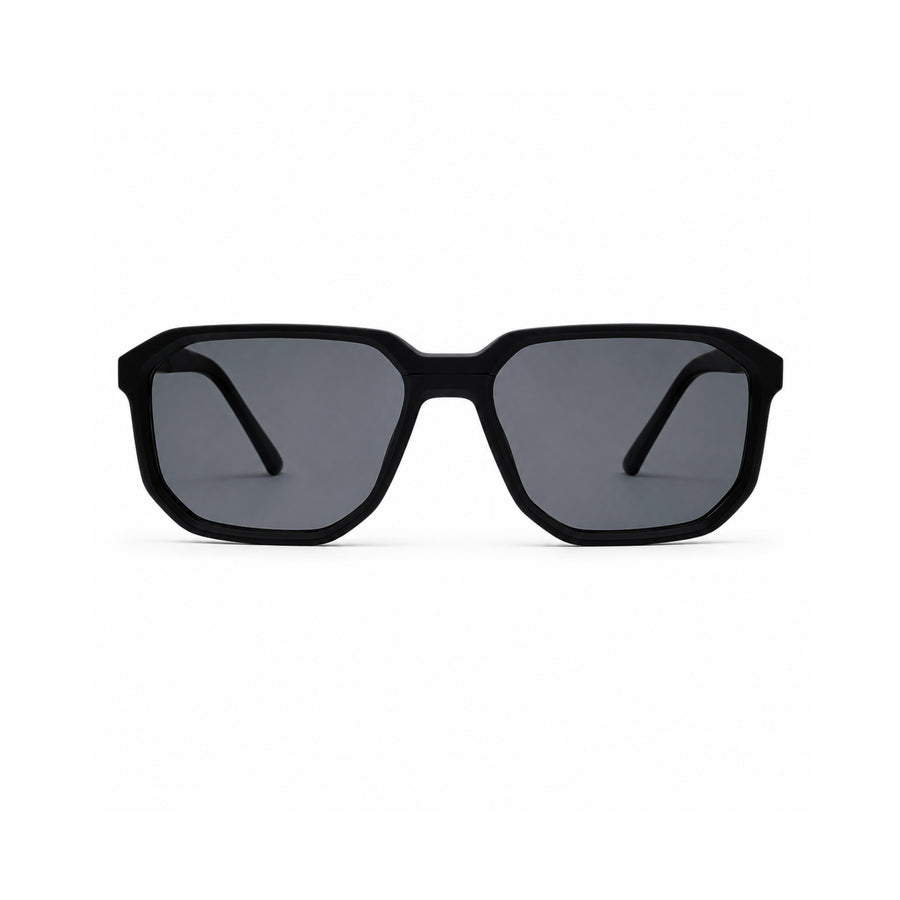VERLIN 91128 MBLK Polarized Prescription-Friendly Sunglasses — supplied original front-angle product photo