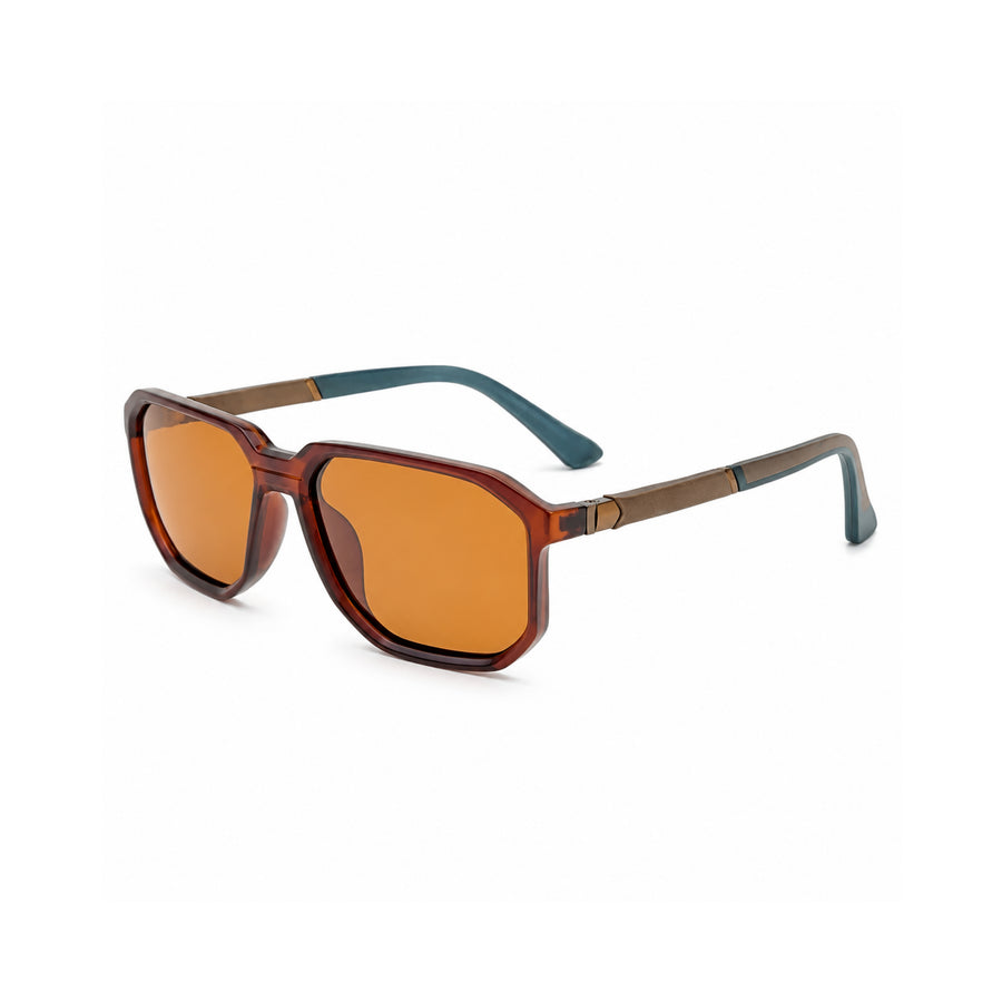 VERLIN 91128 BROWN Polarized Prescription-Friendly Sunglasses — supplied source view 2