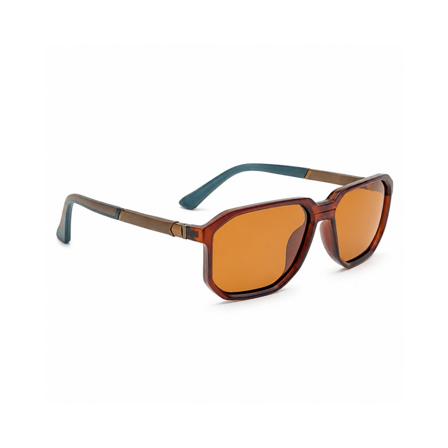 VERLIN 91128 BROWN Polarized Prescription-Friendly Sunglasses — supplied source view 3