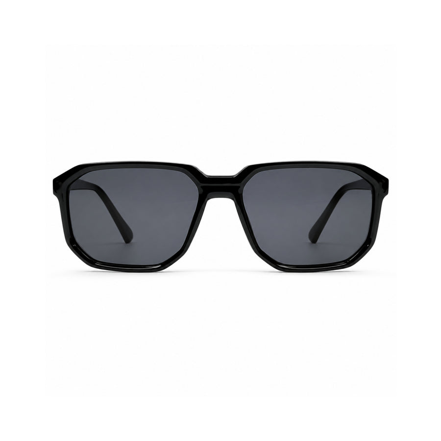 VERLIN 91128 BLK Polarized Prescription-Friendly Sunglasses — supplied original front-angle product photo