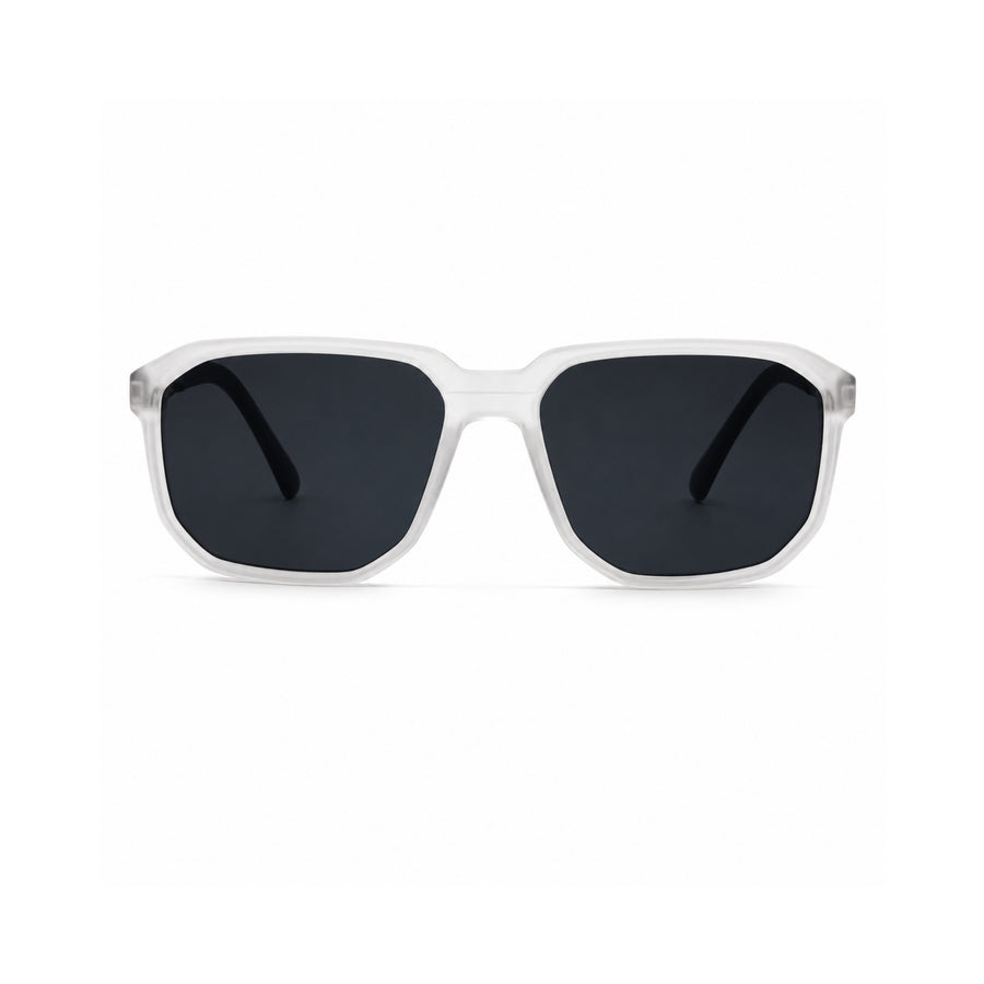 VERLIN 91128 WHITE Polarized Prescription-Friendly Sunglasses — supplied original front-angle product photo