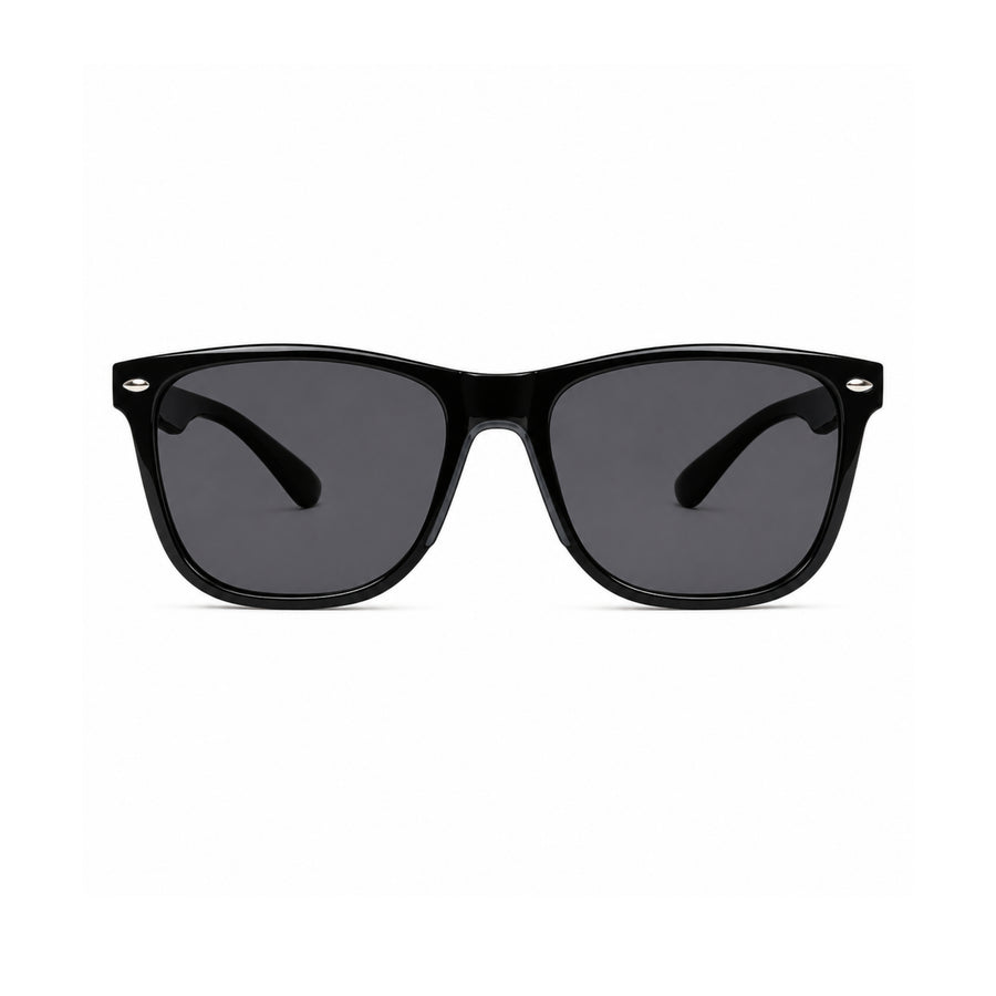 VERLIN 91133 BLK Polarized Prescription-Friendly Sunglasses — supplied original front-angle product photo